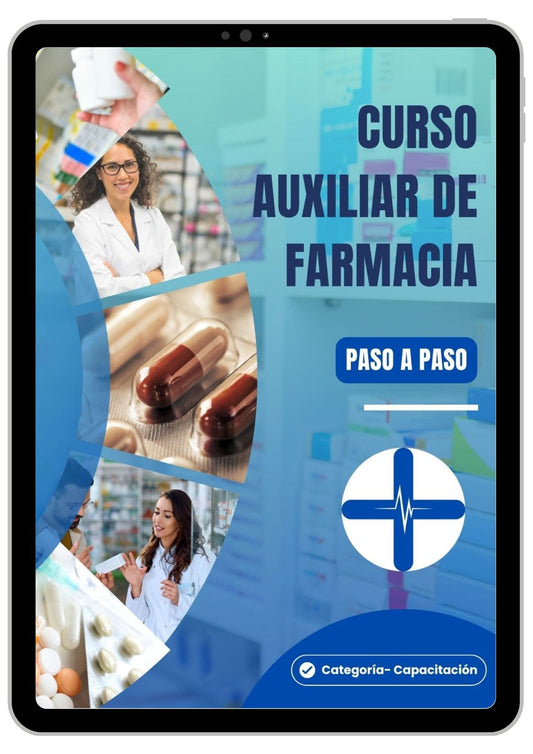 Curso auxiliar de farmacia + 5 BONUS GRATIS + Certificado